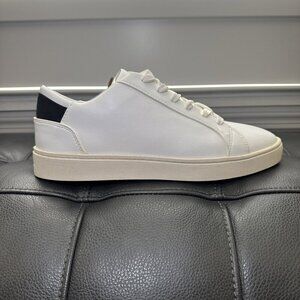 Thousand Fell White Low-top Leather Sneakers Size W 9 1/2 Black